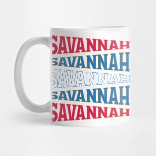 TEXT ART USA SAVANNAH Mug